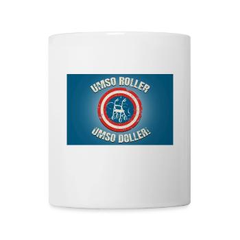 Umso Roller, Umso Doller Rollator Rentner - Tasse - Weiß - Vorne