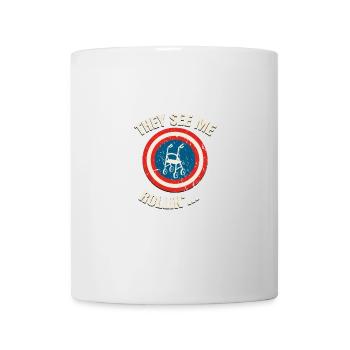 Ils me voient rouler ... retraités déambulateurs - Mug blanc - blanc - Devant