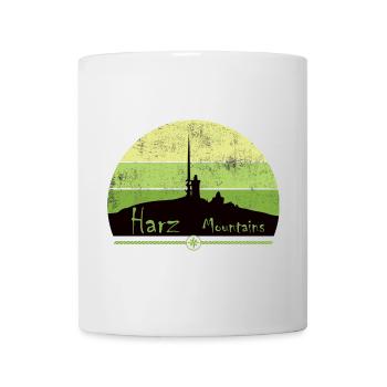Style Harz - Montagnes du Harz - Nous aimons les montagnes du Harz - Mug blanc - blanc - Devant