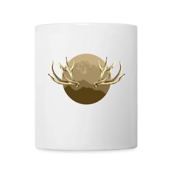 Hörner - Tasse - Weiß - Vorne