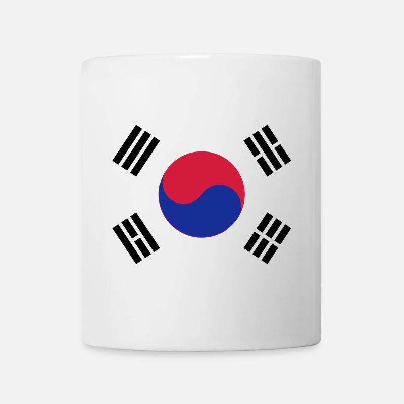 South Korea Flag - Tasse - Weiß