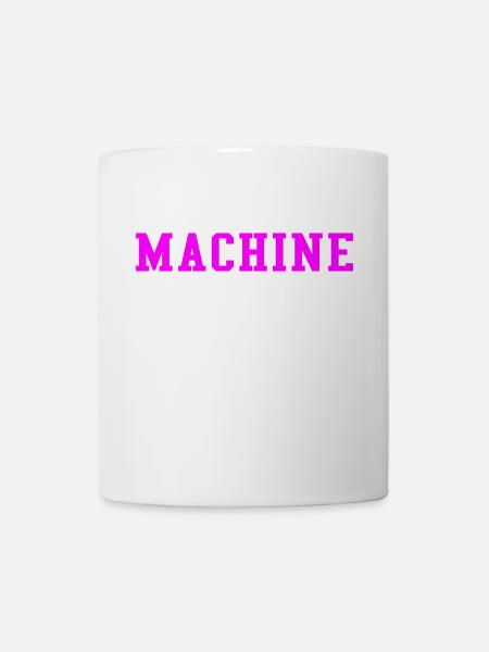MASCHINE (ROSA) - Tasse - Weiß