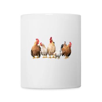 coq de poulet - Mug blanc - blanc - Devant