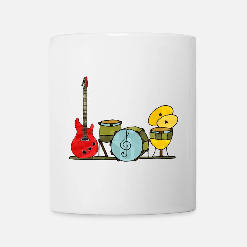 Instruments de musique - Mug blanc - blanc
