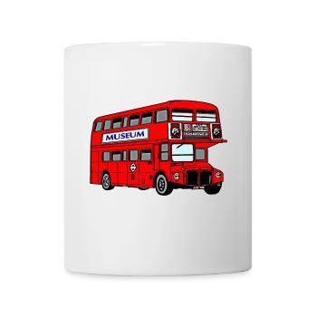 Bus London - Tasse - Weiß - Vorne