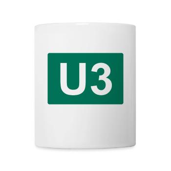 Berlin subway U3 - Mug - white - Front