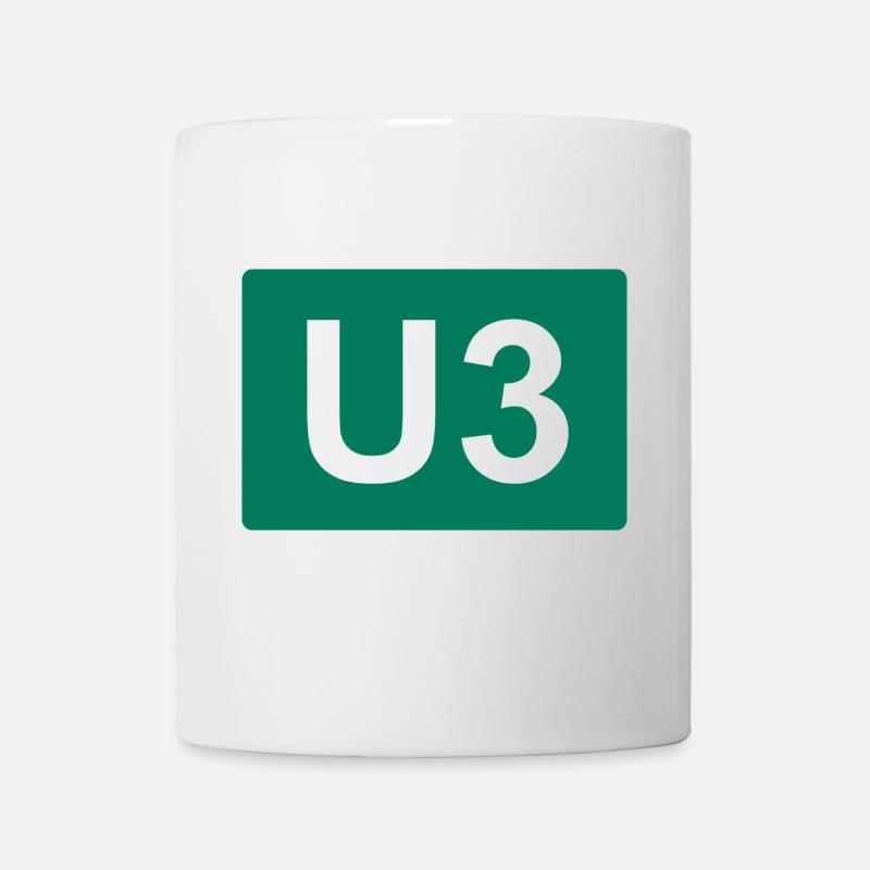 Berlin subway U3 - Mug - white
