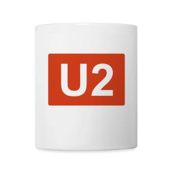 Berlin subway line U 2 shield - Mug - white - Front