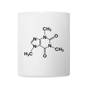 Coffee Chemical Structure Caffeine - Mug - white - Front