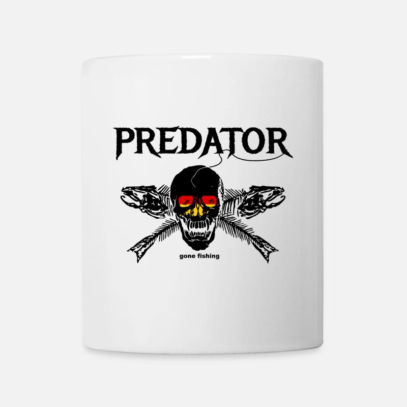 pêche des carnassiers / partie de la pêche - Mug blanc - blanc