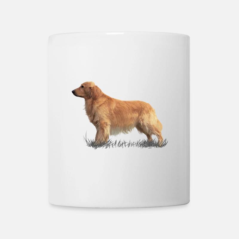Golden retriever - Mug blanc - blanc