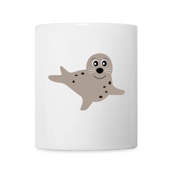 phoques phoques phoques animaux - Mug blanc - blanc - Devant