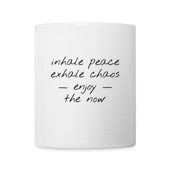 Yoga - Tasse - Weiß - Vorne