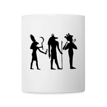 Egyptian hieroglyphic script in the pyramids of - Mug - white - Front