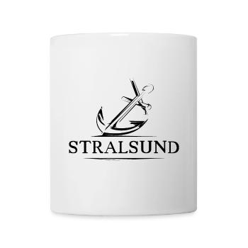 stralsund anker symbol anchor illustration logo - Tasse - Weiß - Vorne