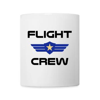 ★ Design colors can be changed ★ Flight crew (badge) - Mug - white - Front
