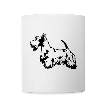 Scottish Terrier - Tasse - Weiß - Vorne