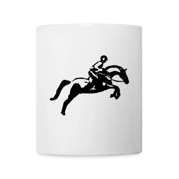 Show Jumping Show Jumping, Eventing - Mug - white - Front