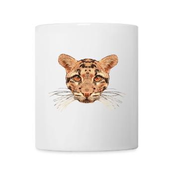Big cats outfit, clouded leopard, big cat - Mug - white - Front