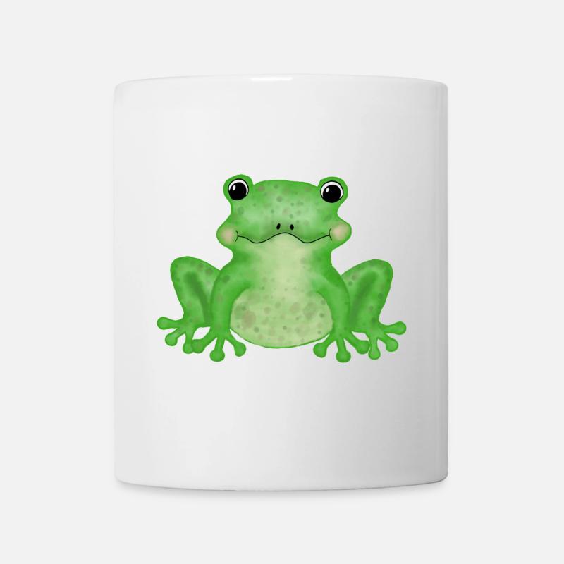 Frosch - Tasse - Weiß