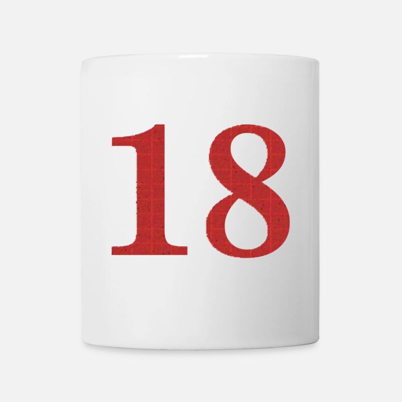 18 Geburtstag - Tasse - Weiß