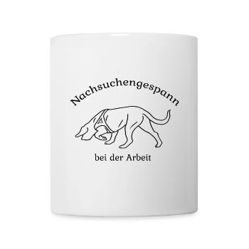 Nachsuche - Tasse - Weiß - Vorne
