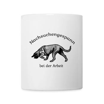 Nachsuchengespann - Tasse - Weiß - Vorne