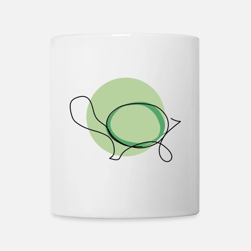 Schildkröte - Tasse - Weiß