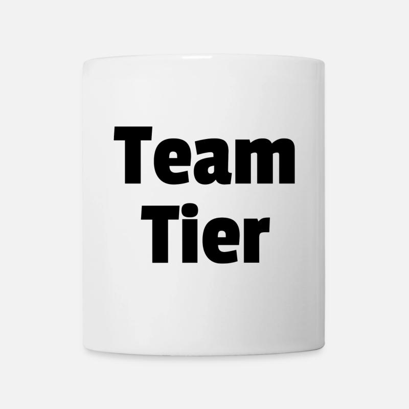 Team Tier - Tasse - Weiß