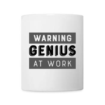 Genius at work - Mug - white - Front