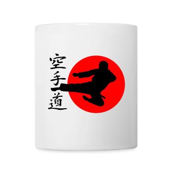 Karate Yokotobigeri - Tasse - Weiß - Vorne