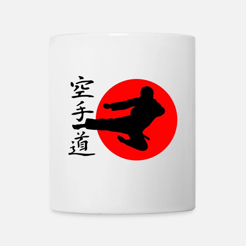 Karaté Yokotobigeri - Mug blanc - blanc