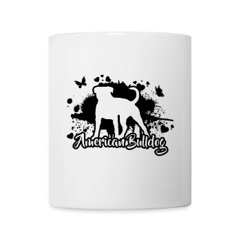 AMERICAN BULLDOG Dogs Mama Dog Wilsigns - Mug - white - Front