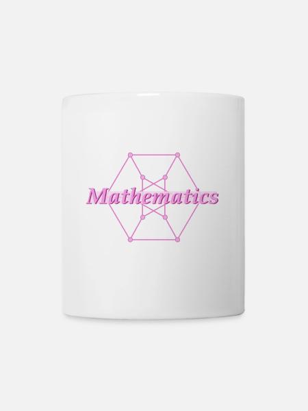 Mathematics pink Graph - Tasse - Weiß