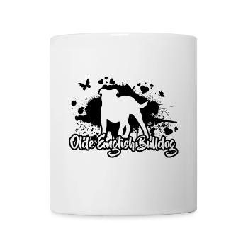 OLDE DEUTSCH BULLDOG Dogs Mama Dog Wilsigns - Mug - white - Front
