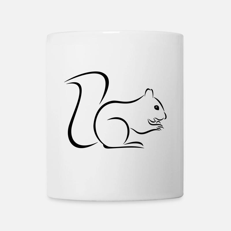 Eichhörnchen - Tasse - Weiß
