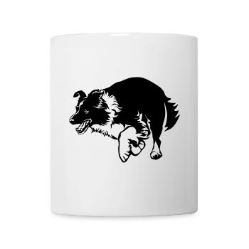 Border Collie - Mug blanc - blanc - Devant