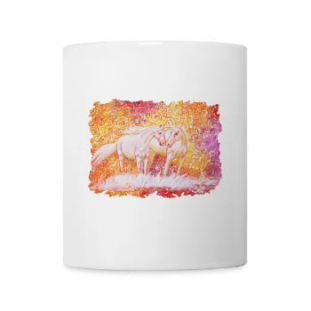 Licorne Amour - Sonja Ariel par Staden - Mug blanc - blanc - Devant