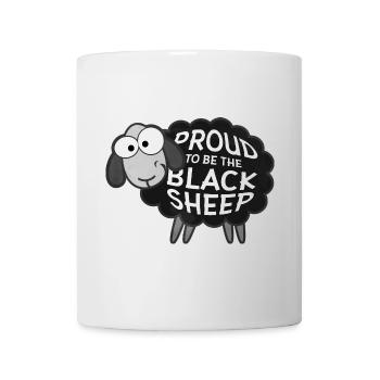 Fière d’être la brebis noire Mouton drôle Extérieur - Mug blanc - blanc - Devant