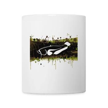 Clan Silure Wear - Design Welslogo auf Camou - Tasse - Weiß - Vorne