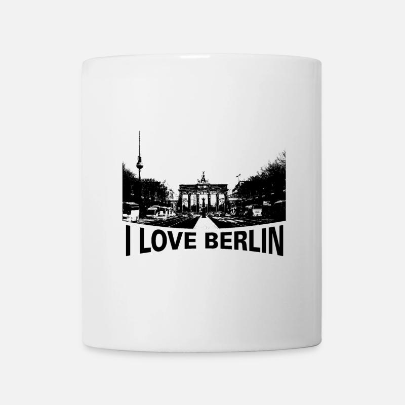 I love Berlin mit BilD - Tasse - Weiß