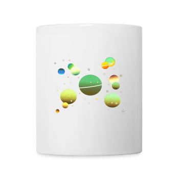 Galaxie spatiale Planète Étoiles - Mug blanc - blanc - Devant