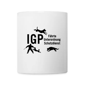 IGP Hundesport - Black - Tasse - Weiß - Vorne