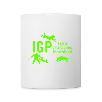 IGP Hundesport - Green - Tasse - Weiß - Vorne