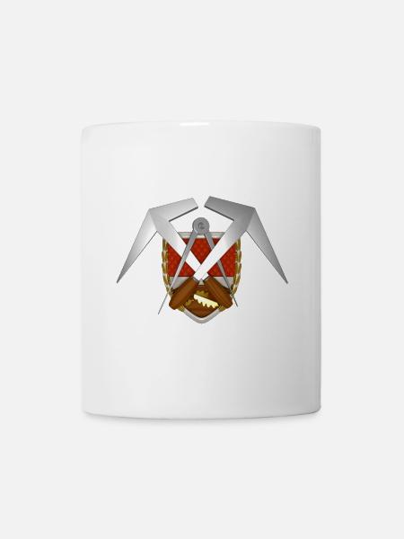 Craft Roofing Emblem - Mug - white