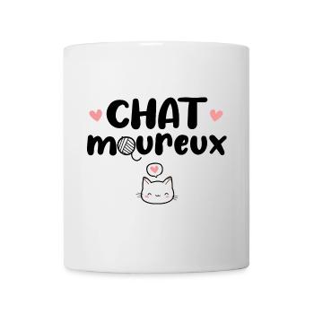 Chatmoureux Humour Chat mignon Amoureux Couple - Mug blanc - blanc - Devant