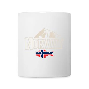 Norvège Pêche Pêcheur Pêcheur - Mug blanc - blanc - Devant