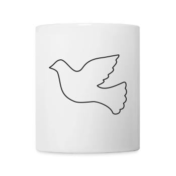 Friedenstaube - Tasse - Weiß - Vorne