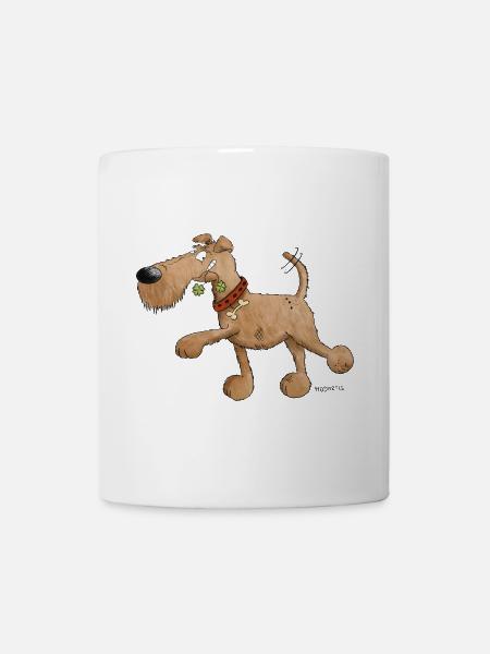 Irish Terrier Hund I Hunderasse - Tasse - Weiß