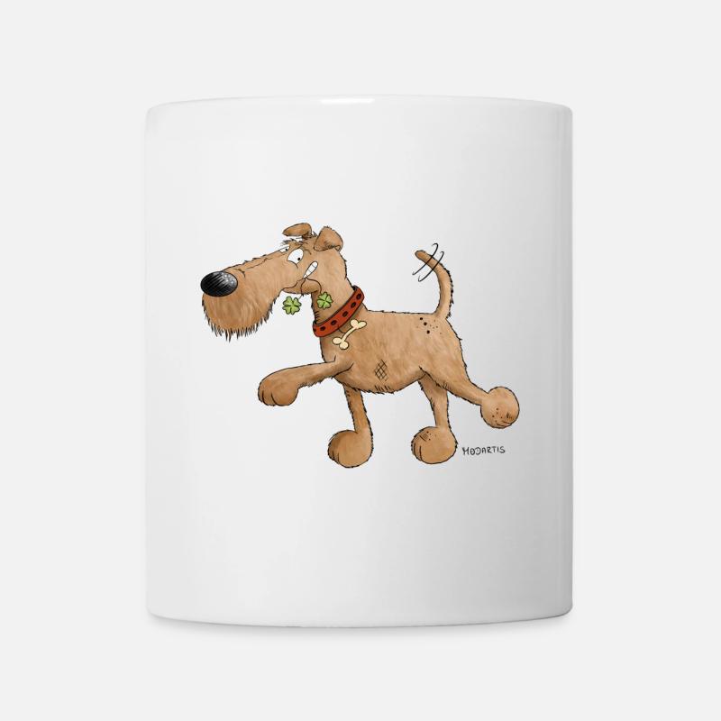 Irish Terrier Hund I Hunderasse - Tasse - Weiß